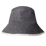 Linsition Saunahut Filz, Sauna Mütze Filzhut, Saunahut Filzkappe Saunakappe Gegen, Sauna Zubehör Kopfbedeckung, Kappe Für Damen & Herren