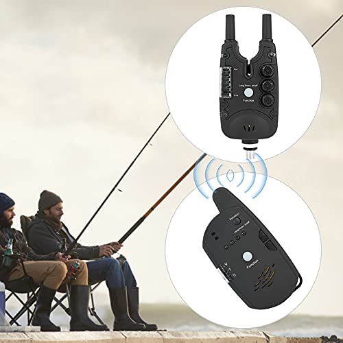 Locadence Fishing Bite Alarm Indicator, LED Fishing Bite Sound Alarm, Indicator Sound Bite Alert Bell for Daytime Night Fishing, (Battery Not Included)