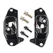 Left & Right Pair Tailgate Latch Lever Fits for 2002-06 Cadillac Escalade EXT Chevy Avalanche 1999-06 Chevy Silverado GMC Sierra Rear Gate Lock Latch with Striker Bolt for Replace # 15921948 15921949