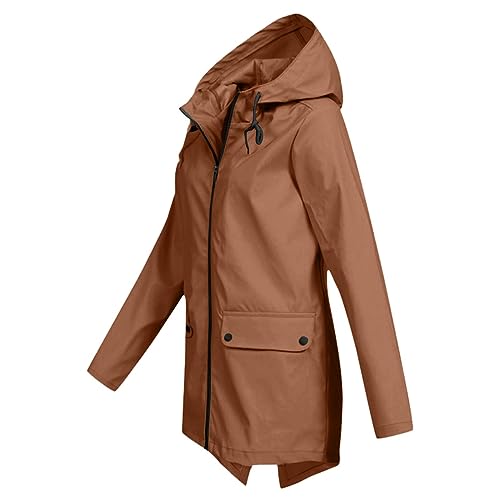 Sudadera con capucha para mujer impermeable ligera para entrenar sin mojarse 3