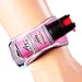 Pepper Spray for Runners - Joggers - Walking - Hiking - Wristband - LED Light - Id Card - Reflective Material - Women Safety Bracelet - Personal Self Defense Running Protection - Wrist Saver Small