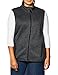 Charles River Apparel Women’s Pacific Heathered Vest, Lightweight Sweater Fleece with Zippered Pockets, Charcoal Heather, Large