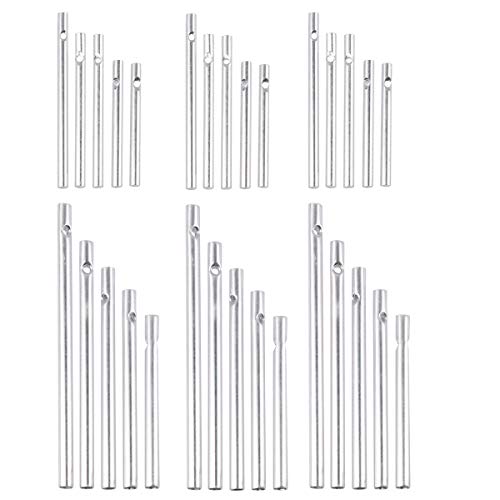 Yardwe Juego de 30 tubos de campanilla de viento, duraderos, portátiles, delicados,...