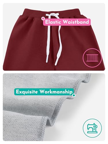 Resinta 4 Pack Toddler and Boys Joggers Sweatpants Kids Pull-On Active Pants with Drawstring Casual Athletic Clothes3