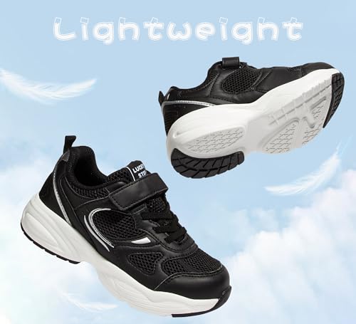 LUCKY STEP Kids Tennis Running Shoes for Children Athletic Sports Gym Lightweight Casual Walking Wide Shoes Toddler School Sneakers2