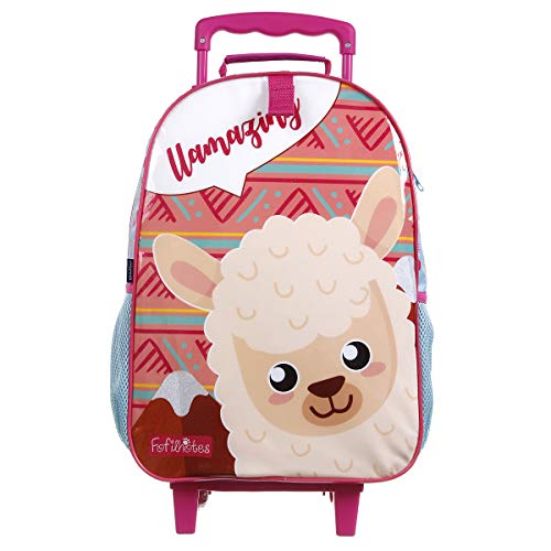 Mala com Rodinhas, Fofilhotes Lhama, Dermiwil, 37366, Rosa  