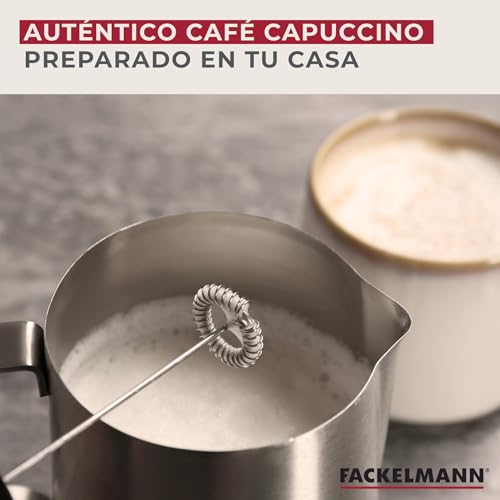 Fackelmann Espumador de Leche, Batidor de Leche Espuma Electrico 13.500 RPM para Capuccino, Té Matcha, Mini Batidor, Milk Frother, Batidor Leche Sin Cables, Mini Batidora Portatil, Batidor Matcha - imagen 3