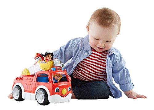 Fisher-Price Little People Lift 'N Lower Fire Truck #TOP2