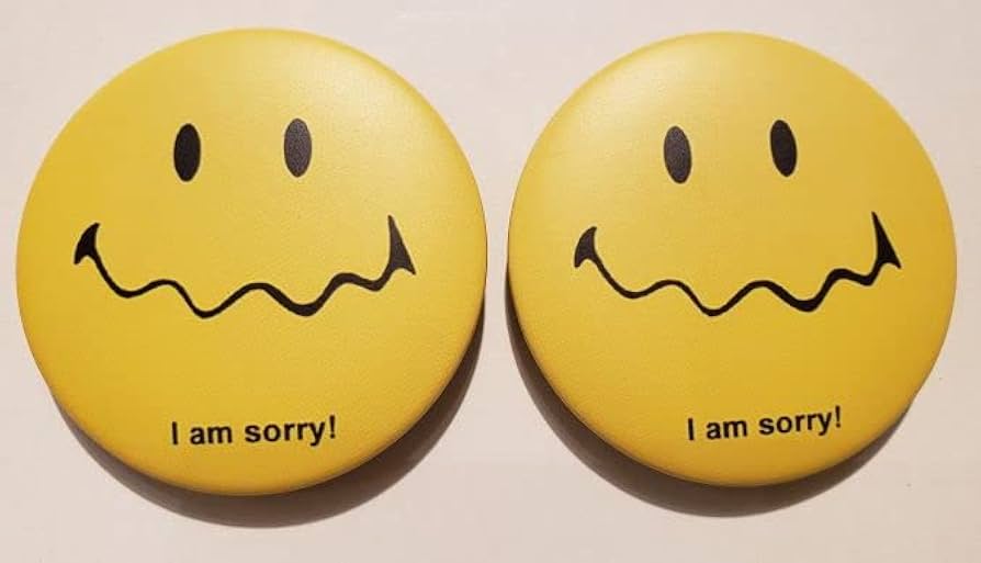 Amazon | 缶バッチ スマイル ニコちゃん 2個入り I am so cool 44mm