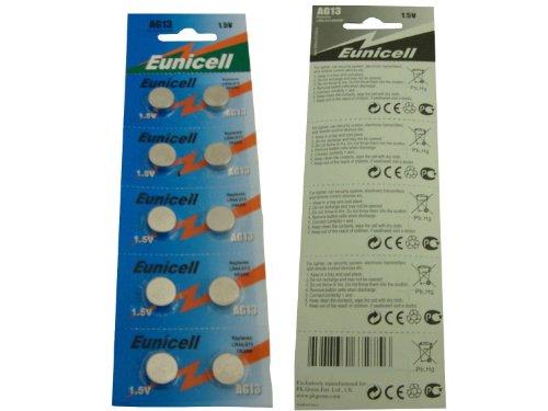 Pile monouso a bottone AG13 LR44 - A76 L1154 SR44 G13 357 - 1.5V