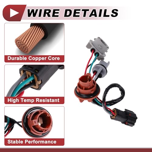Portalámparas para luz trasera Kia Sorento conector hermético de arnés integrado 5