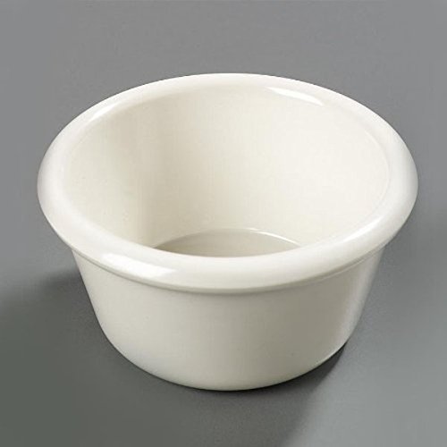 Winco Commercial-Grade Plastic Ramekin/Dipping Sauce Cup, Smooth, 1.5 Ounce, Bone (12 Pack) by Winco - Used condition - US$14.88