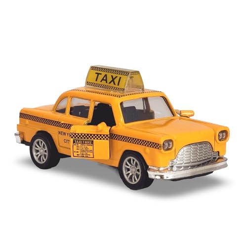 Taxi NYC en miniatura 1:32, metal, sin sonido miniatura 6
