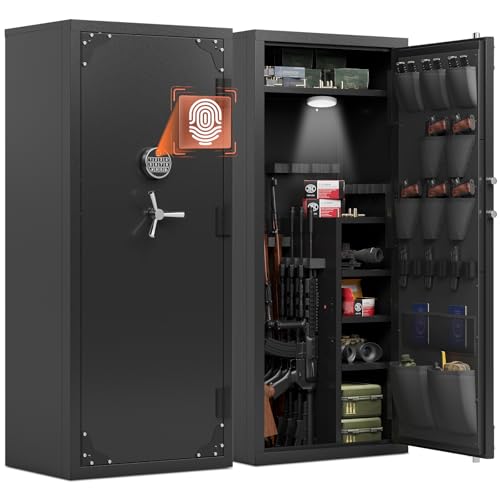 KAER Biometric Gun Safe Rifle (with Scopes) 20-25 Gun Safe Review