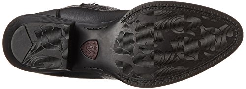 Ariat Women's Heritage Western R Toe Western Cowboy Boot, Black Deer Tan, 9 B US