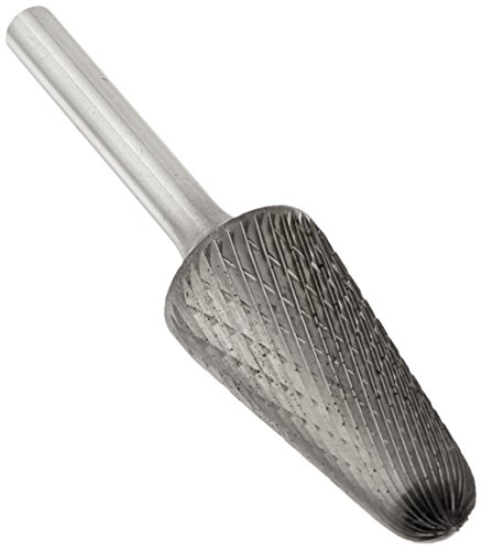 Image of Drill America SL-7 Carbide Burr /Rotary File Cone Double Cut for Die Grinder 3 /4 inch Dia. x 1 1 /2 inch Cut Length with 1 /4 inch Shank and 3-3 /8 inch Overall Length, DUL Series