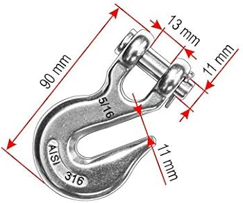 Crochet D'attache Pour Harnais 4 Broches – Zilco (871515) – Neuf, Fabrication Taïwan