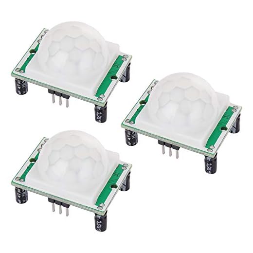 Yizhet 3pcs Módulo Sensor, HC-SR501 PIR Infrared Sensor Human Body Infrared Motion Module para Arduino Raspberry Pi