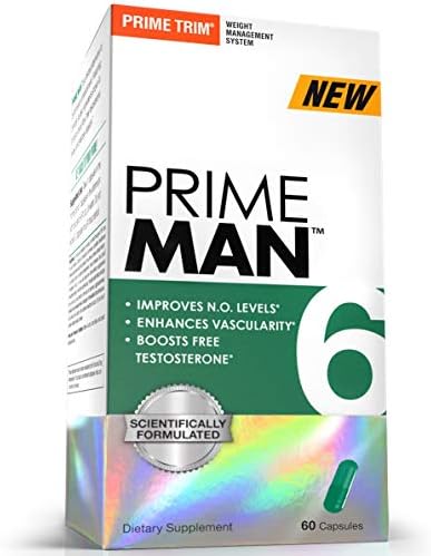Complete Nutrition Prime Man, Dietary Supplement for Men, Testosterone Support, Increases Nitric Oxide, Mood Support, 60ct Capsules
