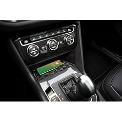 Cargador Inalámbrico Volkswagen Inbay Cargador inalámbrico para Volkswagen Tiguan II, 10 W, Carga inductiva para Smartphone, teléfono móvil, Cargador inalámbrico Qi, Certificado para instalación en Coche, Cargador inalámbrico para