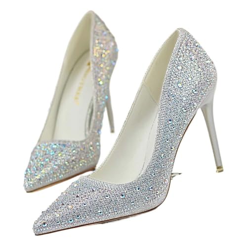 Escarpins à Strass pour Mariage et Soirée Élégante