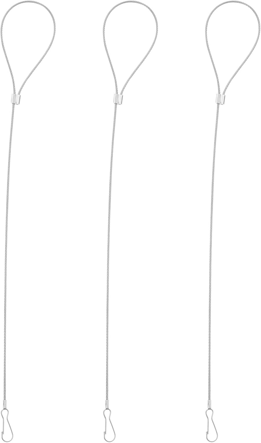 VILLCASE 3pcs Stainless Steel Adjustable Gate Latch Cable Pull Gate ...