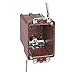 Thomas & Betts 6070-4-UB Switch/Outlet Box, 1-Gang, Depth: 3-1/4", Bracket, Non-Metallic