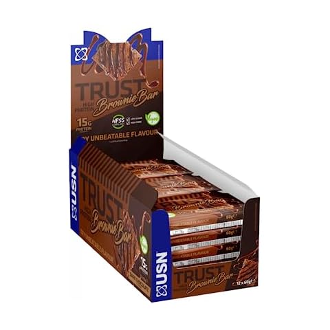 USN Trust Vegan Dark Chocolate Brownie Bar Cover
