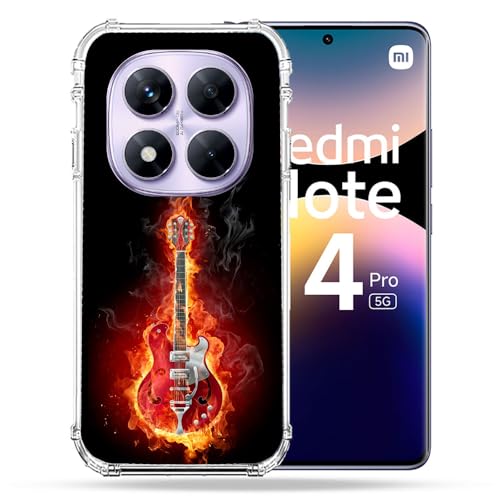 Coque Xiaomi Redmi Note 14 Pro 5G antichoc Cokitec protection rigide guitare