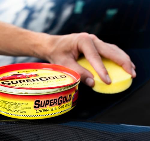 Cera para autos ABRO Super Gold Carnauba pasta 8 oz pack 2 miniatura 7