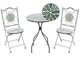 Set da bistrot in stile rustico, con sedie pieghevoli perfette per un balconcino