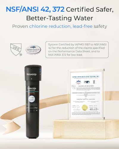 Image of Waterdrop 15UA Under Sink Water Filter System with 2 Filters, 4 Years