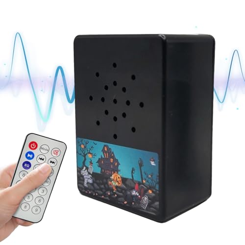 Dtaigou - Dispositivo de efectos de sonido de halloween,30+ Juguetes de miedo de ocio y novedad,Máquina de ruido espeluznante de halloween - para dormitorio, ventana, patio, oficina, coche, aula Dtaigou - Dispositivo de efectos de sonido de halloween,30+ Juguetes de miedo de ocio y novedad,Máquina de ruido espeluznante de halloween - para dormitorio, ventana, patio, oficina, coche, aula