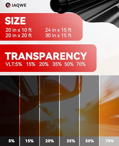 image for IAQWE Car Ceramic Window Tint 20