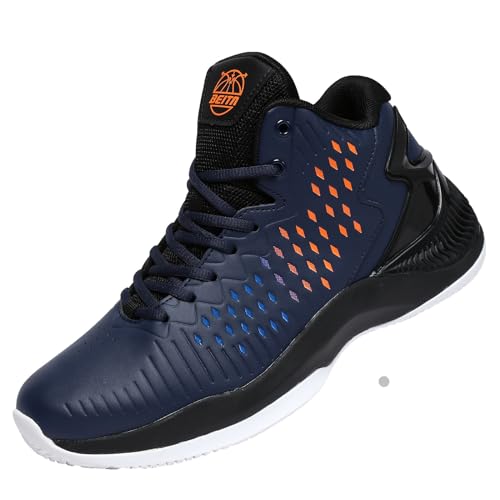 Image of Beita Mens Basketball Shoes High Upper Breathable Sports Shoes Anti Slip