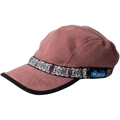 KAVU Fleece Strapcap: Warm, Comfortable and Stylish Hat - Rose Brown - L