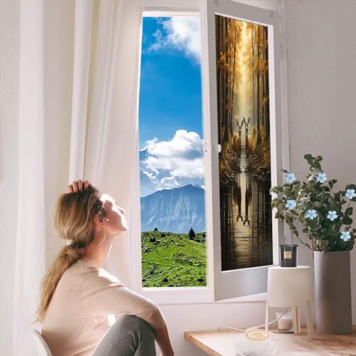 Vinilo Decorativo para Ventana con Diseños Naturales 17.7x23.6 in miniatura 6