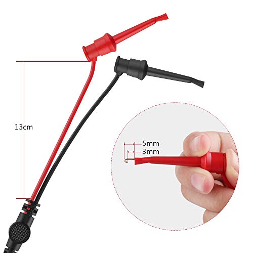 Micsoa Bnc Test Leads Set, Oscilloscope Probes Bnc To Alligator Clips, Bnc To Mini Test Clips, Bnc To Bnc Cable Leads 3 Pack #TOP4