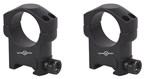 Vector Optics Tactical Rifle Scope Rings, 30mm Tube, Picatinny/ Weaver, 31mm Height, SCTM-08