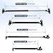 ARISELIFT Front Hood Tailgate Lift Supports Struts Kit for Toyota Land Cruiser 1990-1997 80 Series No.5345069015/5344069015 Bonnet Reargate Gas Springs Shocks Set