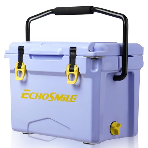 EchoSmile 25 Quart Rotomolded Cooler with Handle,...