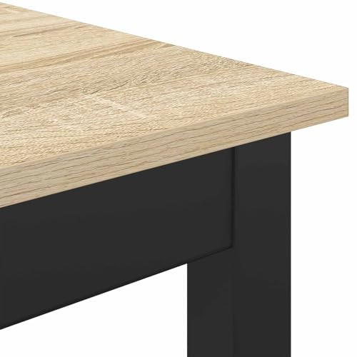 Table à manger bois et métal durable au design épuré - 8