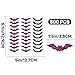 Alynta Halloween Bat Stickers - 600Pcs Holographic Waterproof Purple Bat Labels Stickers 1.5 Inch Cute Halloween Stickers for Goodie Bags Envelope Seals Scrapbook Party Decorations (Purple and Black)