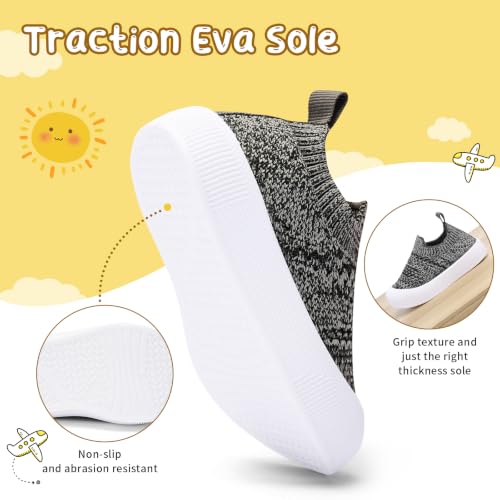 Image of BACSAC Baby Toddler Unisex Infant Shoes Boys Girls Beige Mesh Breathable Non-Slip Soles 6-36 Months