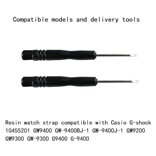 Bracelet résine compatible Casio G Shock anti casse et étanche