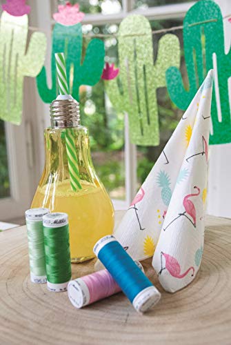 Mettler Amann SE8 - Kit Da Cucito Seralon, 8 X 200 M, Colori Estivi - 7