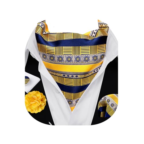 Lot de 4 boutons de manchette carrés homme motif cachemire floral de luxe