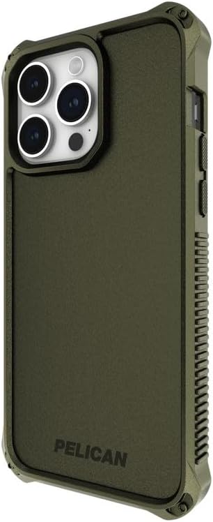 Pelican Guardian Series - iPhone 15 Pro Case 6.1" [Compatible with MagSafe] Magnetic Charging iPhone Case Cover [16FT MIL-STD Drop Protection] - Rugged, Anti-Scratch, Shockproof - OD Green - Image 4