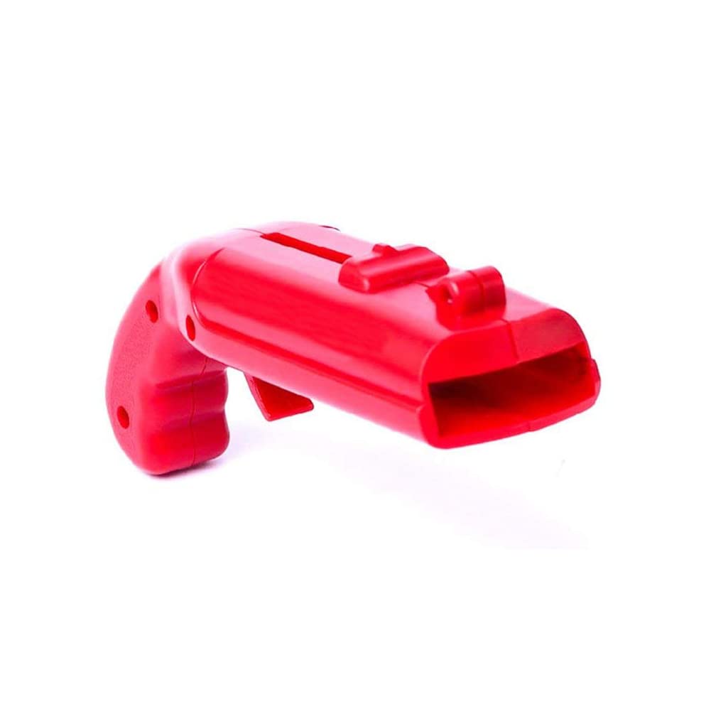 WinCheer Gun Bottle Opener, Portable Creative Red Launcher Flying Cap Opener Drink Opening Shooter Over 5 Meters Funny Small Ideal Gift