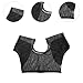 predolo Underarm Sweat Vest Breathable Comfortable for Women Under Armpit Sweatproof Pads for Workout Gym, Exercising Dancing T Shirt, Black, L
